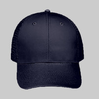 OTTO Cotton Blend Twill Six Panel Low Profile Mesh Back Trucker Hat