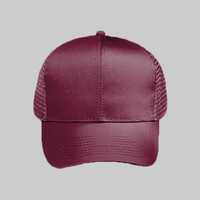 OTTO Cotton Blend Twill Youth Six Panel Pro Style Mesh Back Trucker Hat
